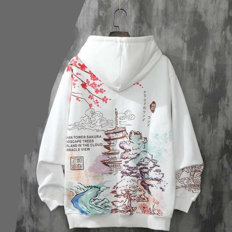 Loose Hooded Loose Top Trendy Brand Hip-Hop Student Jacket