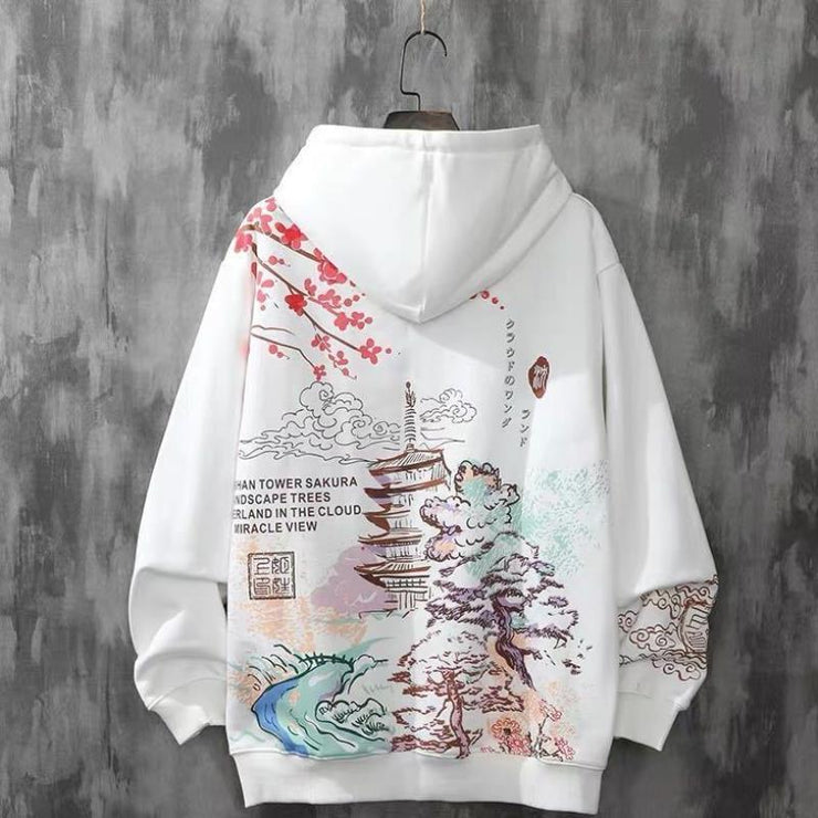 Loose Hooded Loose Top Trendy Brand Hip-Hop Student Jacket