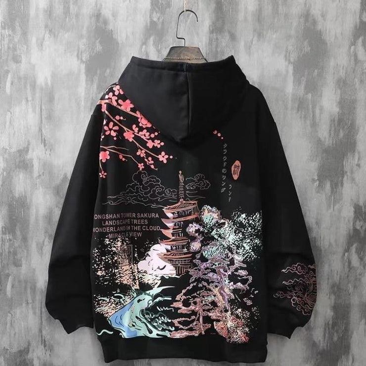 Loose Hooded Loose Top Trendy Brand Hip-Hop Student Jacket