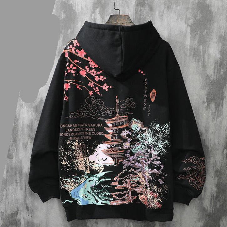 Loose Hooded Loose Top Trendy Brand Hip-Hop Student Jacket