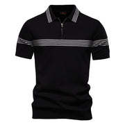 Fashion Striped Men's Business Short-sleeved Shirt