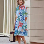 Fashion Summer 3D Digital Printing Female Dress