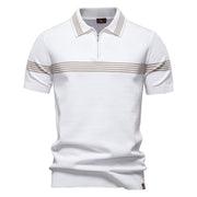Fashion Striped Men's Business Short-sleeved Shirt