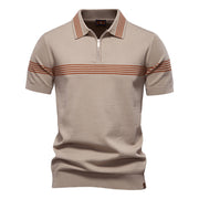 Fashion Striped Men's Business Short-sleeved Shirt