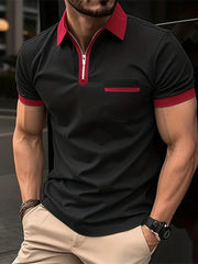 Men's Daily Casual Chest Pocket Short Sleeve