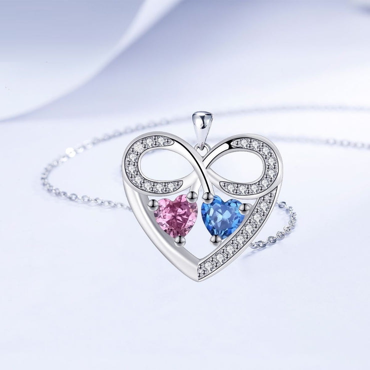 Fashion Elegant Jewelry Ornament Heart To Heart Necklace For Women