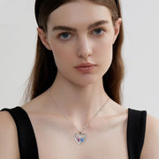 Fashion Elegant Jewelry Ornament Heart To Heart Necklace For Women